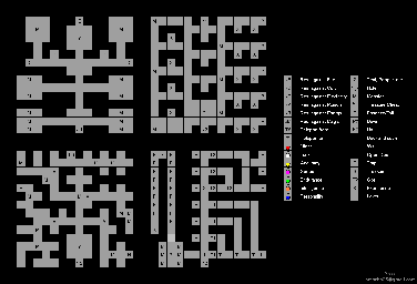 Thumbnail for a map of Dungeon Of Lost Souls - Levels 1-4 (Guide) for the PC game Might And Magic: Darkside Of Xeen.