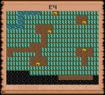 Thumbnail for a map of E4 (In-Game Map) for the PC game Might And Magic: Darkside Of Xeen.
