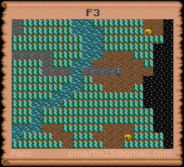 Thumbnail for a map of F3 (In-Game Map) for the PC game Might And Magic: Darkside Of Xeen.