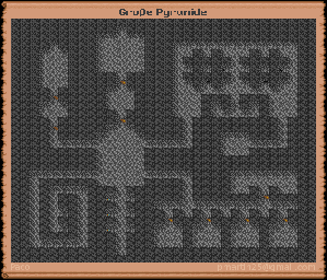 Thumbnail for a map of Great Pyramid - Level 1 (In-Game Map) for the PC game Might And Magic: Darkside Of Xeen.