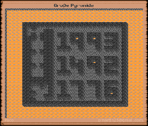 Thumbnail for a map of Great Pyramid - Level 2 (In-Game Map) for the PC game Might And Magic: Darkside Of Xeen.