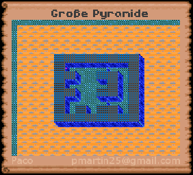 Thumbnail for a map of Great Pyramid - Level 4 (In-Game Map) for the PC game Might And Magic: Darkside Of Xeen.