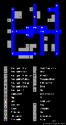 Thumbnail for a map of Lakeside Sewer (Guide) for the PC game Might And Magic: Darkside Of Xeen.