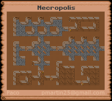 Thumbnail for a map of Necropolis (In-Game Map) for the PC game Might And Magic: Darkside Of Xeen.