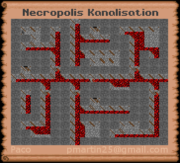 Thumbnail for a map of Necropolis Sewer (In-Game Map) for the PC game Might And Magic: Darkside Of Xeen.