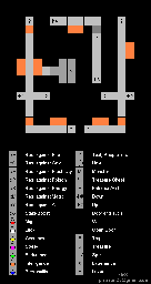 Thumbnail for a map of Olympus Sewer (Guide) for the PC game Might And Magic: Darkside Of Xeen.