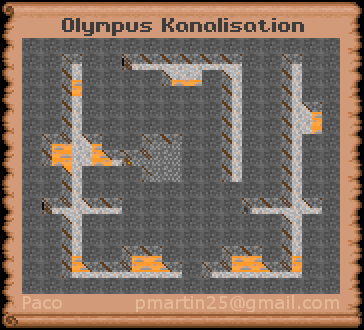 Thumbnail for a map of Olympus Sewer (In-Game Map) for the PC game Might And Magic: Darkside Of Xeen.