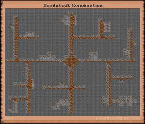 Thumbnail for a map of Sandcaster Sewer (In-Game Map) for the PC game Might And Magic: Darkside Of Xeen.