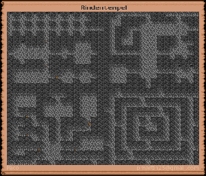 Thumbnail for a map of Temple Of The Bark - Levels 1-4 (In-Game Map) for the PC game Might And Magic: Darkside Of Xeen.