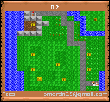 Thumbnail for a map of A2 (In-Game Map) for the PC game Might And Magic III: Isles Of Terra.