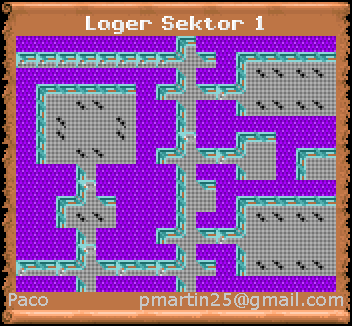 Thumbnail for a map of Aft Storage (In-Game Map) for the PC game Might And Magic III: Isles Of Terra.