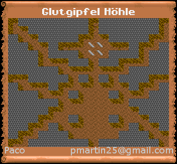 Thumbnail for a map of Blistering Heights Cavern (In-Game Map) for the PC game Might And Magic III: Isles Of Terra.