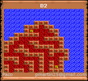 Thumbnail for a map of D2 (In-Game Map) for the PC game Might And Magic III: Isles Of Terra.