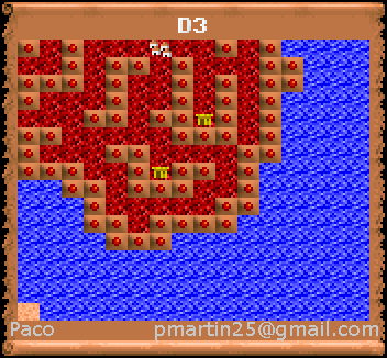 Thumbnail for a map of D3 (In-Game Map) for the PC game Might And Magic III: Isles Of Terra.