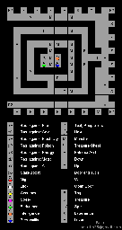 Thumbnail for a map of Dragontooth Dungeon (Guide) for the PC game Might And Magic III: Isles Of Terra.