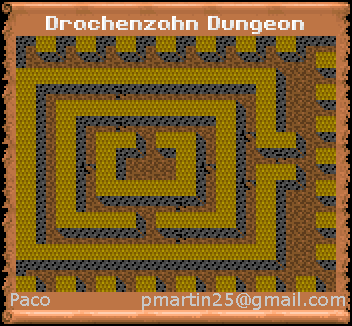 Thumbnail for a map of Dragontooth Dungeon (In-Game Map) for the PC game Might And Magic III: Isles Of Terra.