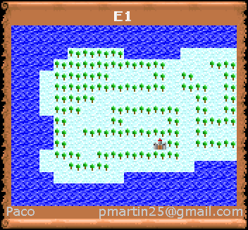 Thumbnail for a map of E1 (In-Game Map) for the PC game Might And Magic III: Isles Of Terra.