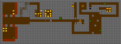 Thumbnail for a map of Level 1 for the PC game Minebombers.