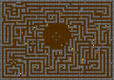 Thumbnail for a map of Level 13 for the PC game Minebombers.