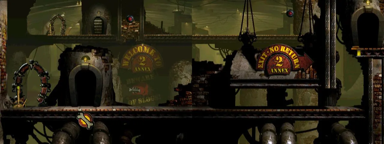 Thumbnail for a map of Bonewerkz Annex 2 - BWP01C 09-10 for the PC game Oddworld: Abe's Exoddus.