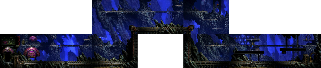 Thumbnail for a map of Necrum Mines Tunnel 7 - MIP10C 18-26 for the PC game Oddworld: Abe's Exoddus.