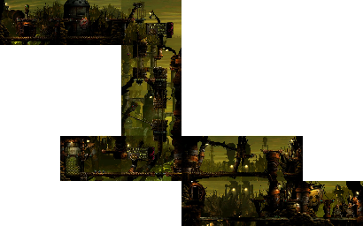 Thumbnail for a map of Slig Barracks Block 2 Exit - BAP05C 09-16; 19-21; 24 for the PC game Oddworld: Abe's Exoddus.