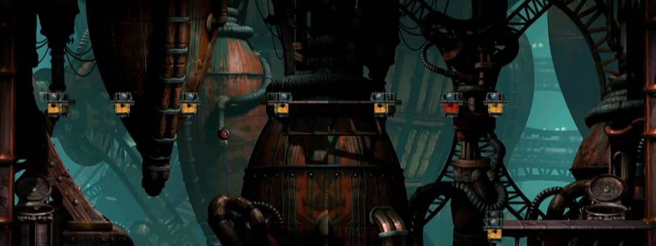 Thumbnail for a map of Slig Barracks Block 2 Exit Secret Area (Soulstorm Brewery) - BAP05C 23; 25 for the PC game Oddworld: Abe's Exoddus.