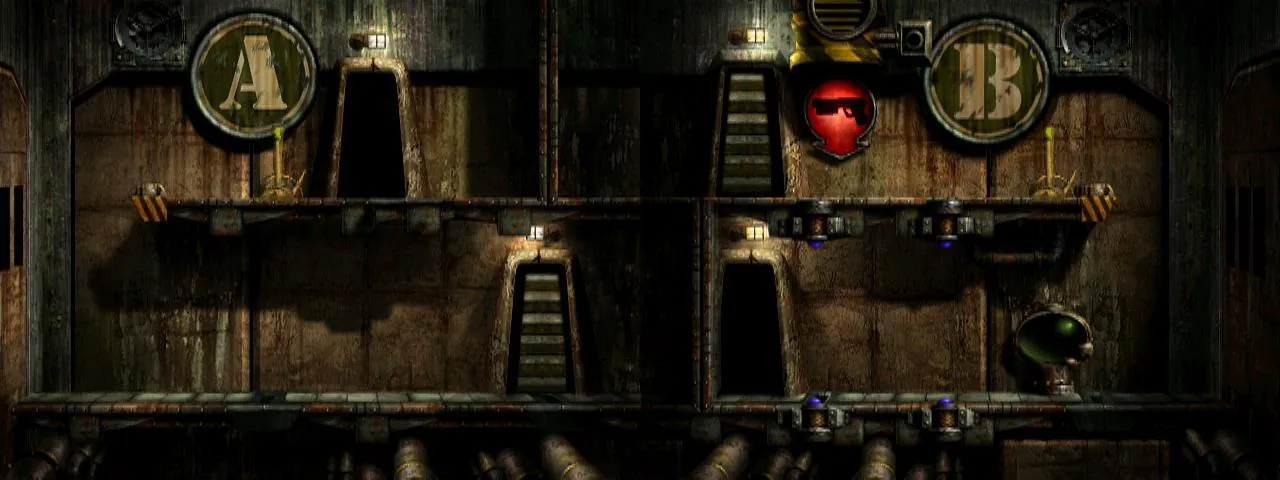 Thumbnail for a map of Slig Barracks Block 3A-B - BAP15C 01-02 for the PC game Oddworld: Abe's Exoddus.
