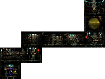 Thumbnail for a map of Slig Barracks War Room - BAP11C 01-06; 08; 10; xx for the PC game Oddworld: Abe's Exoddus.