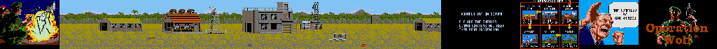 Thumbnail for a map of Mission 1: Communication Setup for the PC game Operation Wolf.