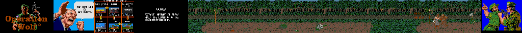 Thumbnail for a map of Mission 2: Jungle for the PC game Operation Wolf.