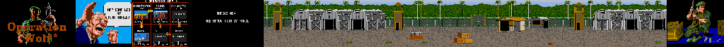 Thumbnail for a map of Mission 4: Powder Magazine for the PC game Operation Wolf.