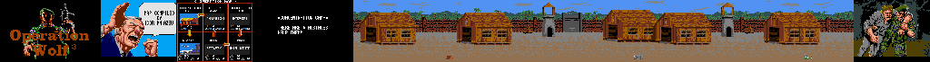 Thumbnail for a map of Mission 5: Concentration Camp for the PC game Operation Wolf.