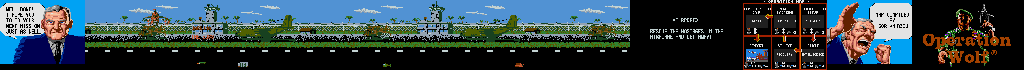 Thumbnail for a map of Mission 6: Airport for the PC game Operation Wolf.
