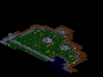 Thumbnail for a map of 06: Cemetery for the PC game Pagan: Ultima VIII.