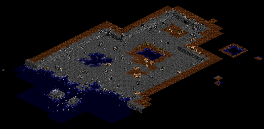 Thumbnail for a map of 21: Stone Cave for the PC game Pagan: Ultima VIII.