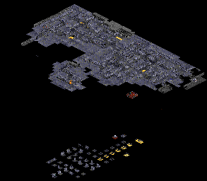 Thumbnail for a map of 50: Upper Catacombs for the PC game Pagan: Ultima VIII.