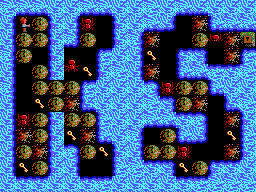 Thumbnail for a map of Part I: Romancing The Rose Level 18 for the PC game Paganitzu.