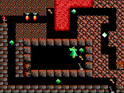 Thumbnail for a map of Part II: The Silver Dagger Level 01 for the PC game Paganitzu.