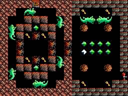 Thumbnail for a map of Part II: The Silver Dagger Level 07 for the PC game Paganitzu.