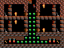 Thumbnail for a map of Part II: The Silver Dagger Level 09 for the PC game Paganitzu.