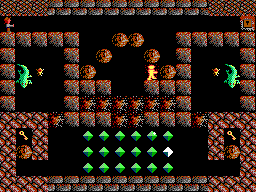 Thumbnail for a map of Part II: The Silver Dagger Level 10 for the PC game Paganitzu.
