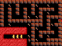 Thumbnail for a map of Part II: The Silver Dagger Level 12 for the PC game Paganitzu.