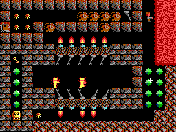 Thumbnail for a map of Part II: The Silver Dagger Level 15 for the PC game Paganitzu.