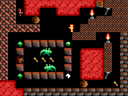 Thumbnail for a map of Part II: The Silver Dagger Level 18 for the PC game Paganitzu.