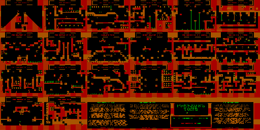 Thumbnail for a map of Vol. 1 - Raiders Of The Lost Tomb for the PC game Pharaoh's Tomb.
