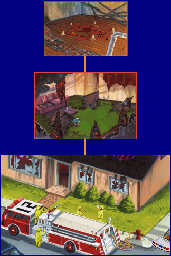 Thumbnail for a map of Burned House for the PC game Police Quest III: The Kindred.