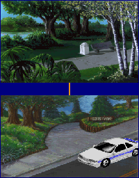 Thumbnail for a map of Bert's Park for the PC game Police Quest: In Pursuit Of The Death Angel - VGA.