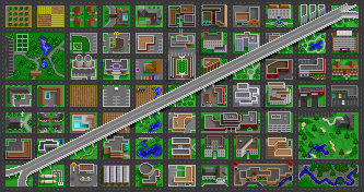 Thumbnail for a map of Lytton, California (In-Game Map) for the PC game Police Quest: In Pursuit Of The Death Angel - VGA.