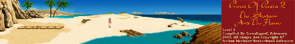 Thumbnail for a map of Level 02 for the PC game Prince Of Persia 2: The Shadow And The Flame.